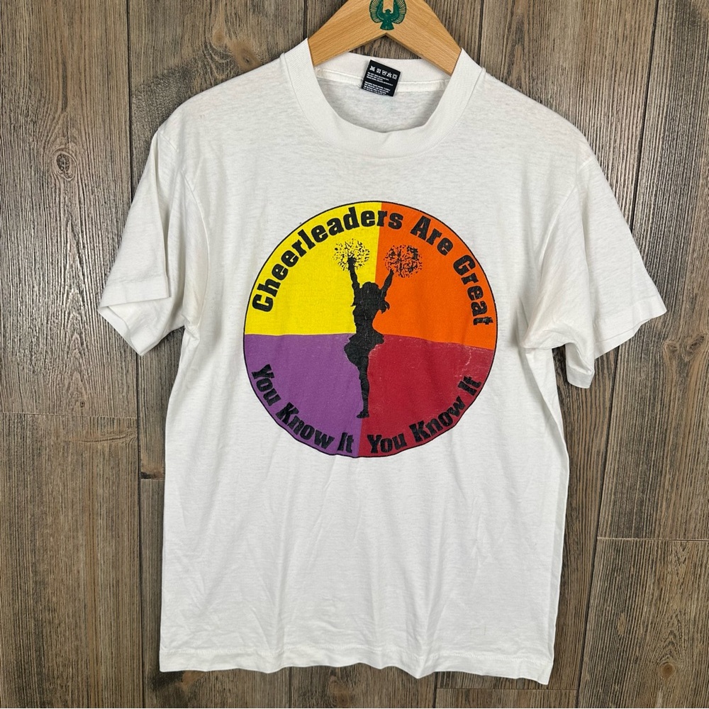 Vintage 90s Cheerleaders Are Great You Know It Double Sided Cheerleading Medium